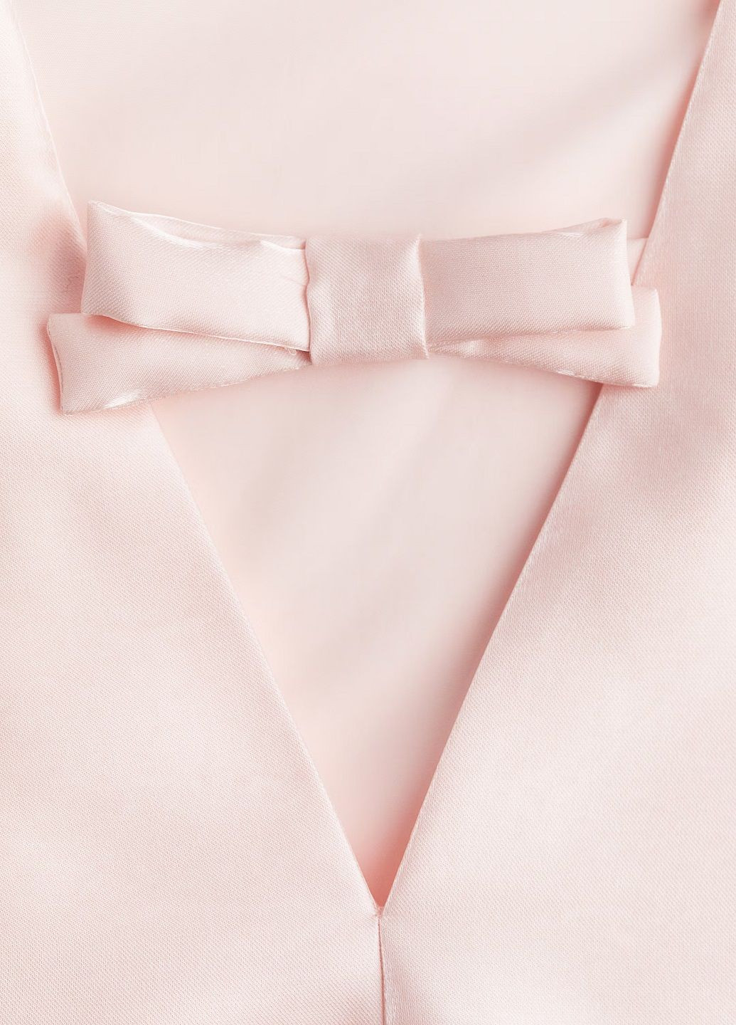 Розовое платье H&M однотонное