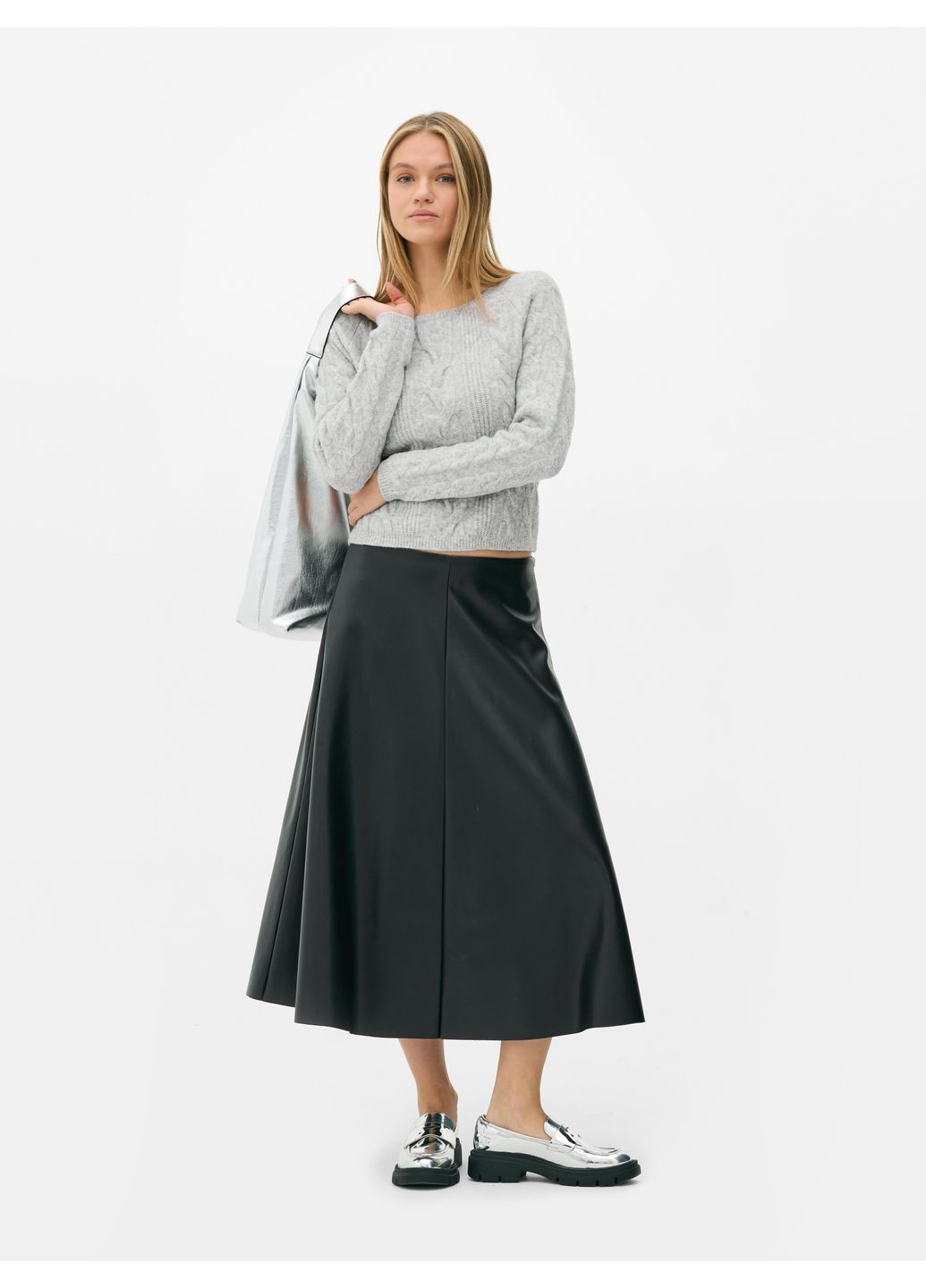 Світло-сірий джемпер зима,світло-сірий меланж, Primark