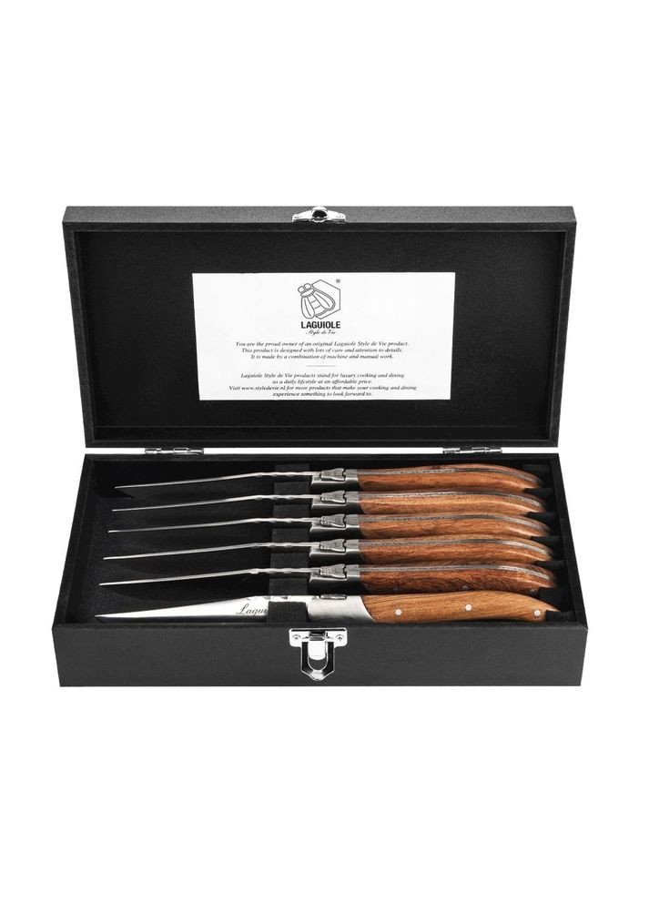 Набор из 6 стейковых ножей Luxury Line (LuxSteakRose) Style de Vie (314776482)