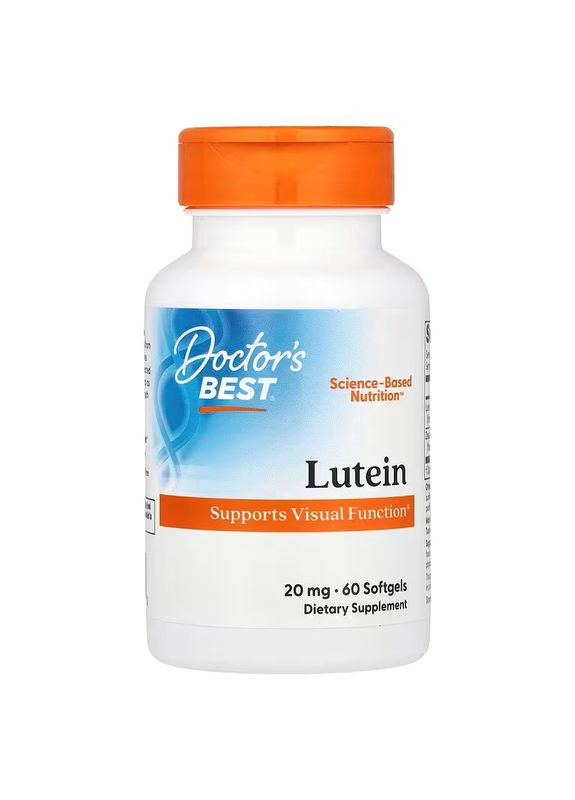 Лютеїн Lutein 20 мг 60 капсул Doctor's Best (351390736)