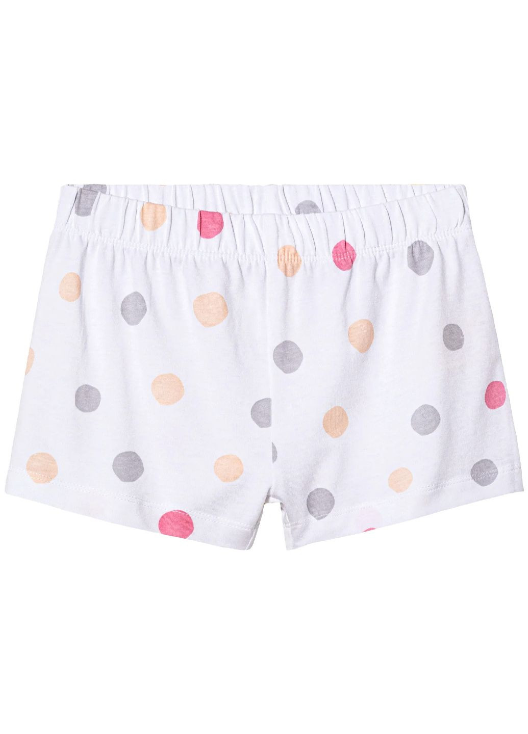 Біла всесезон бавовняна піжама (футболка, шорти) футболка + шорти Pepperts