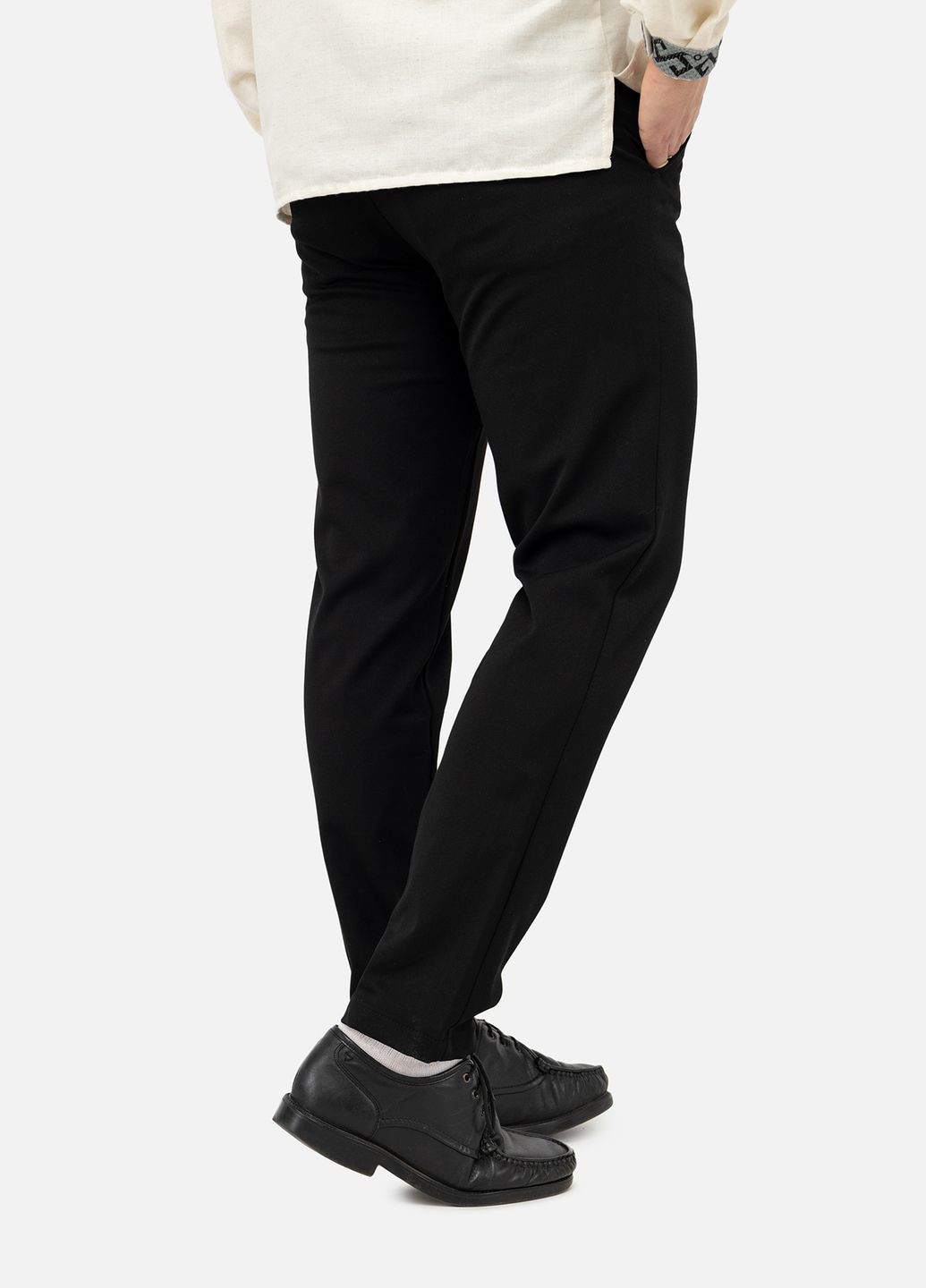 Чоловічі штани колір чорний ЦБ-00241579 Figo (283250377)