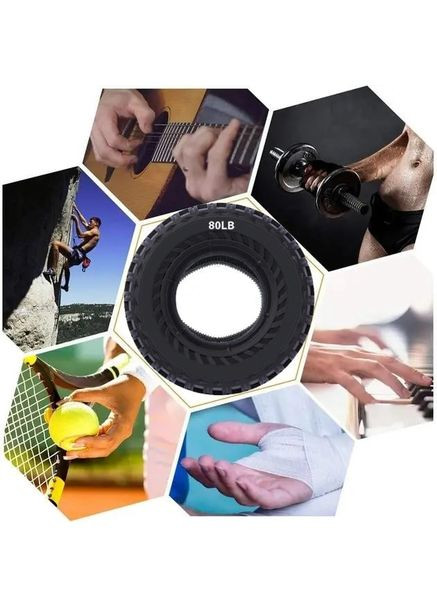 Небольшой кистевой еспандер для укрепления и развития предплечий с нагрузкой 32 кг (70LB) No Brand (314933757)