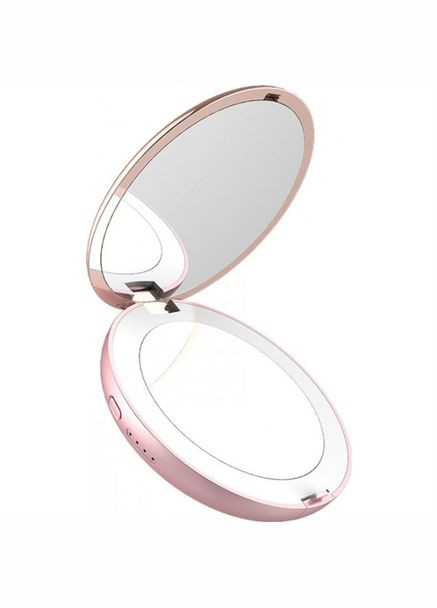 Powerbank Mirror 4000 mAh дзеркало з підсвічуванням Pink (4004M-12) Line Art (315021614)