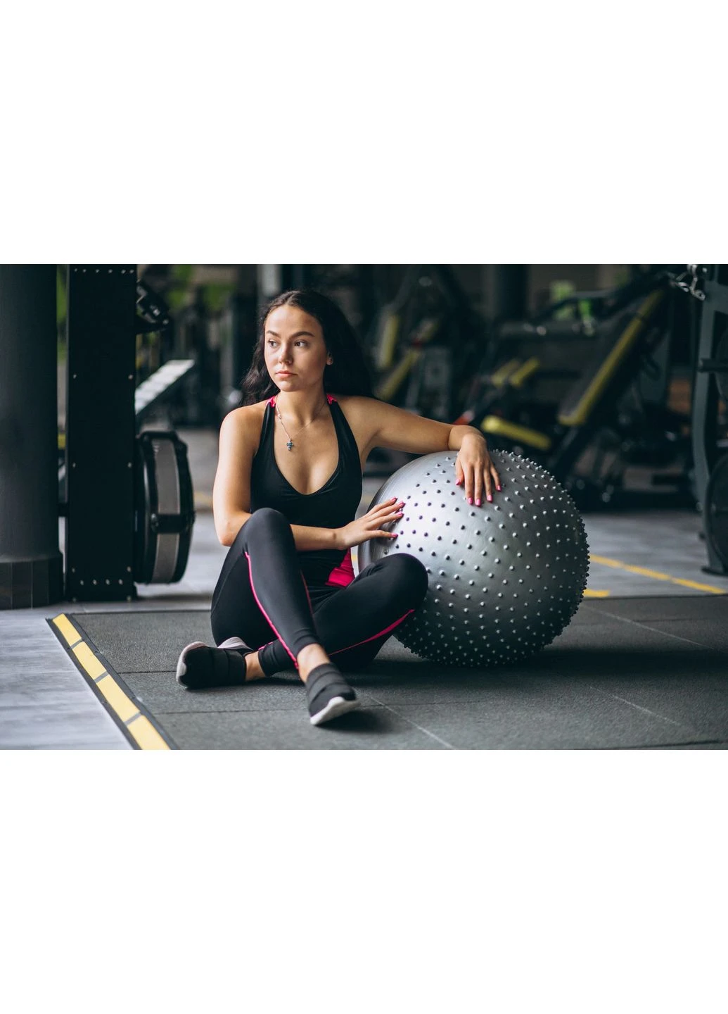 М'яч для фітнесу (фітбол) напівмасажний 4003 Ø65 cm Gymball + помпа PowerPlay (401225922)