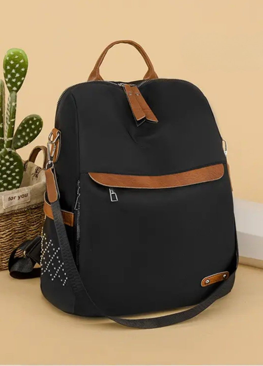 Стильный городской женский рюкзак-сумка Dark Style No Brand (283608393)