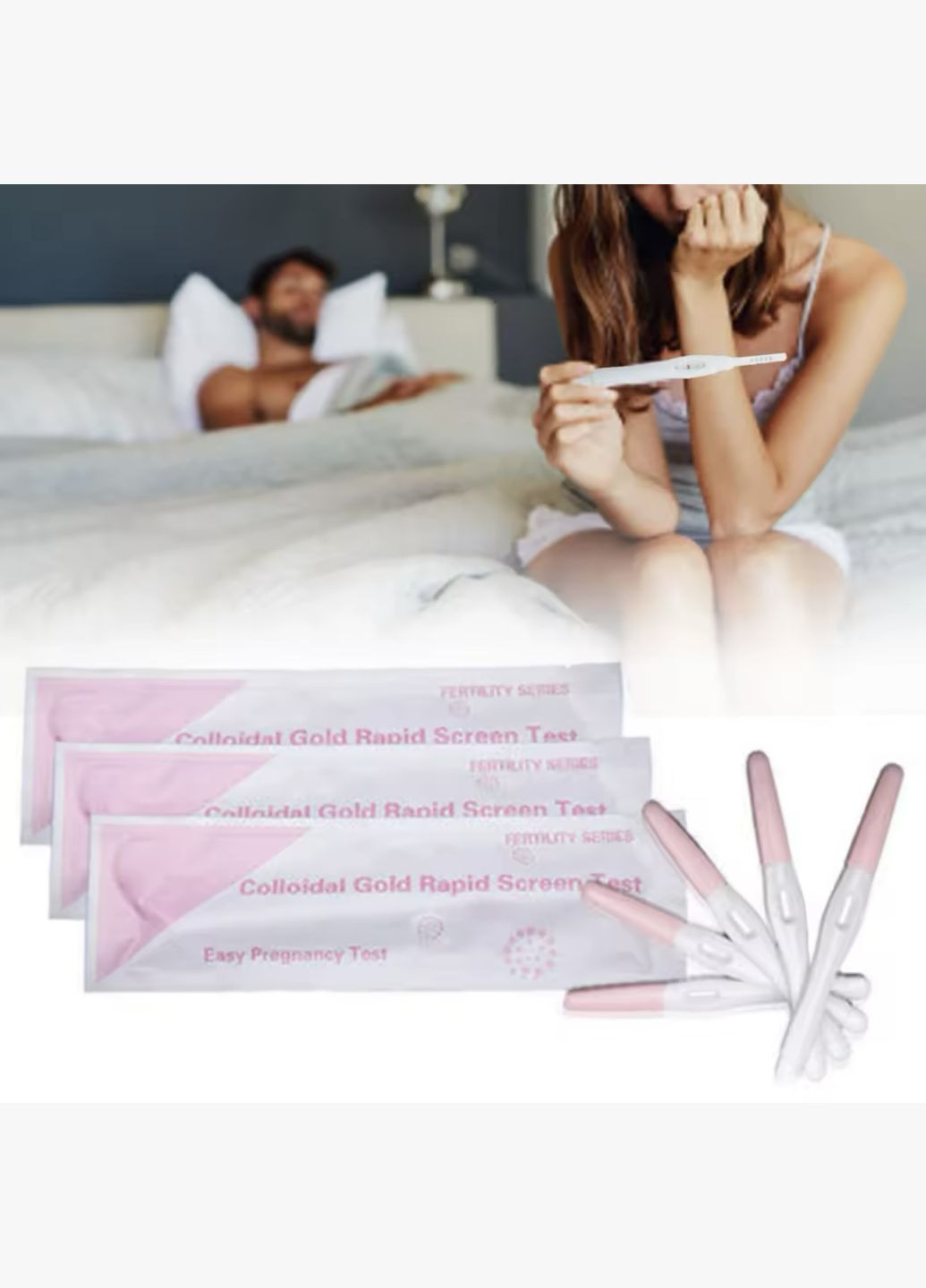 Набор из 5-ти струйных тестов на беременность Test (322426826)