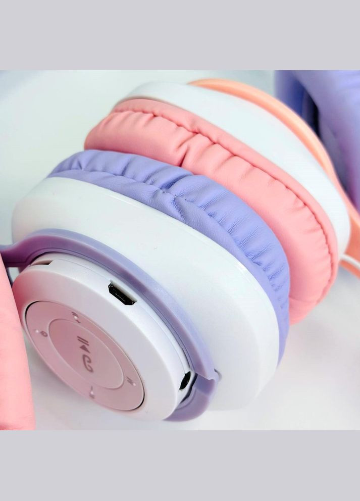 Бездротові навушники з котячими вушками QC11 Cat Ear Сірі No Brand (304255062)