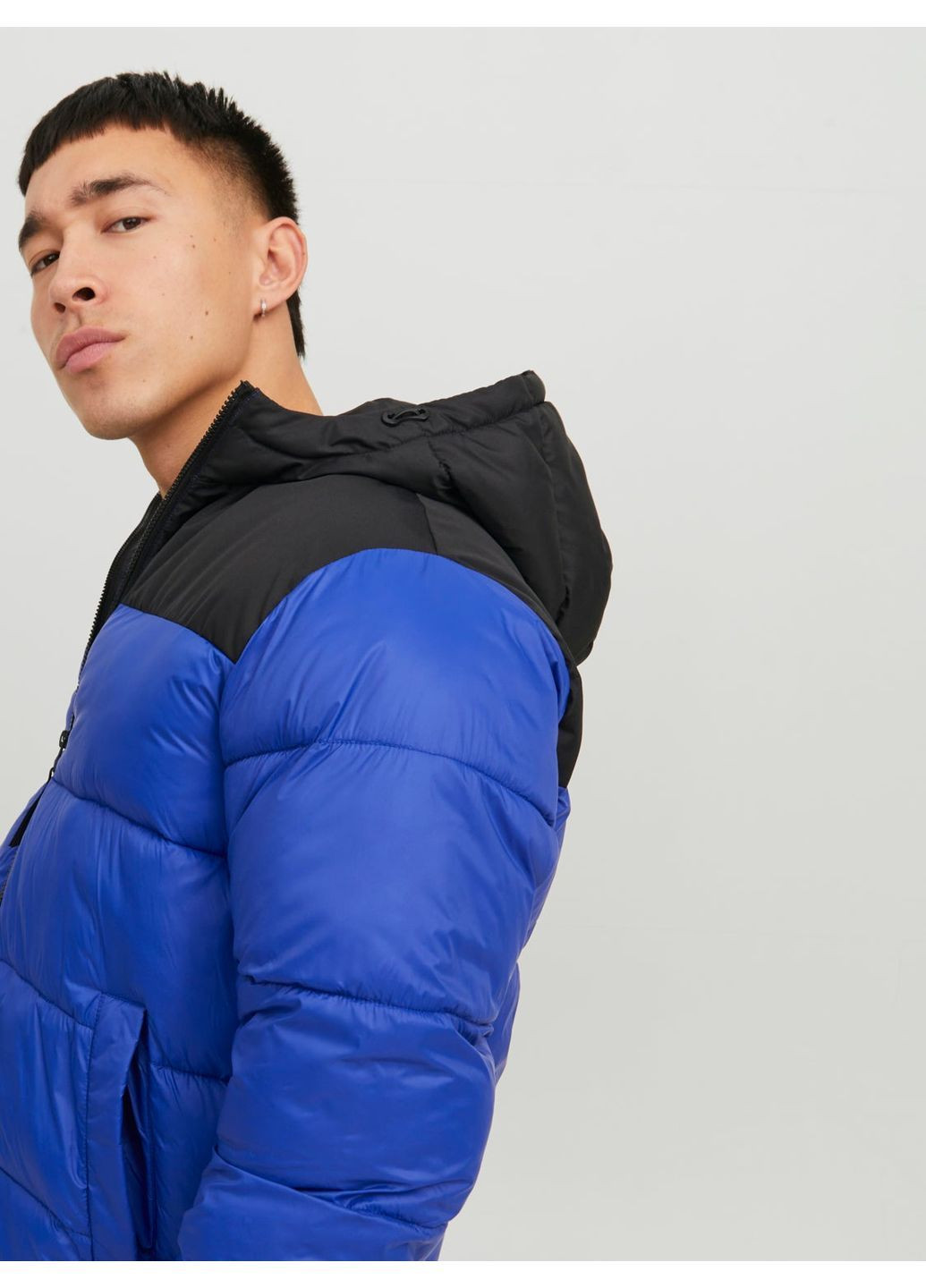 Чорна куртка демісезон,чорний-синій,jack&jones Jack & Jones