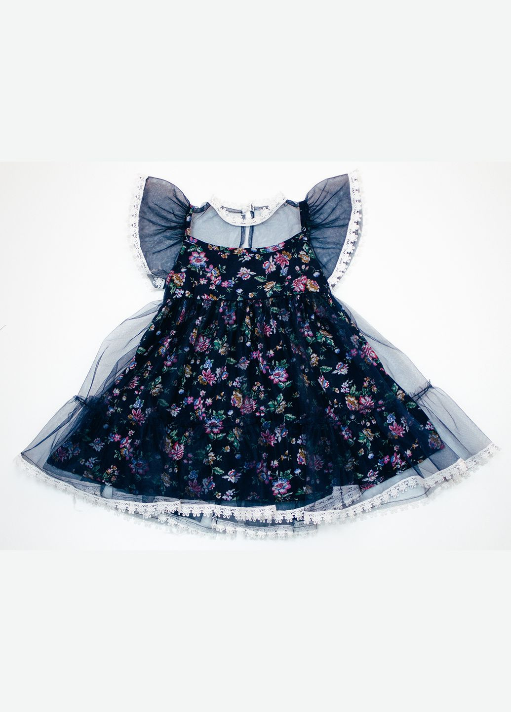 Тёмно-синее платье детское Piccolo (298729171)