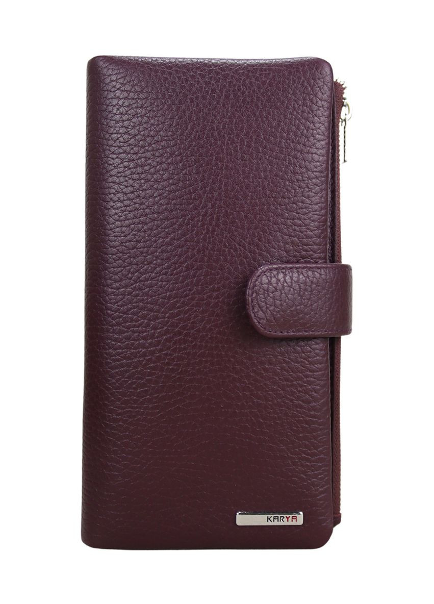 Кошелек женский бордовый из натуральной кожи 1129-243 Karya (354331816)