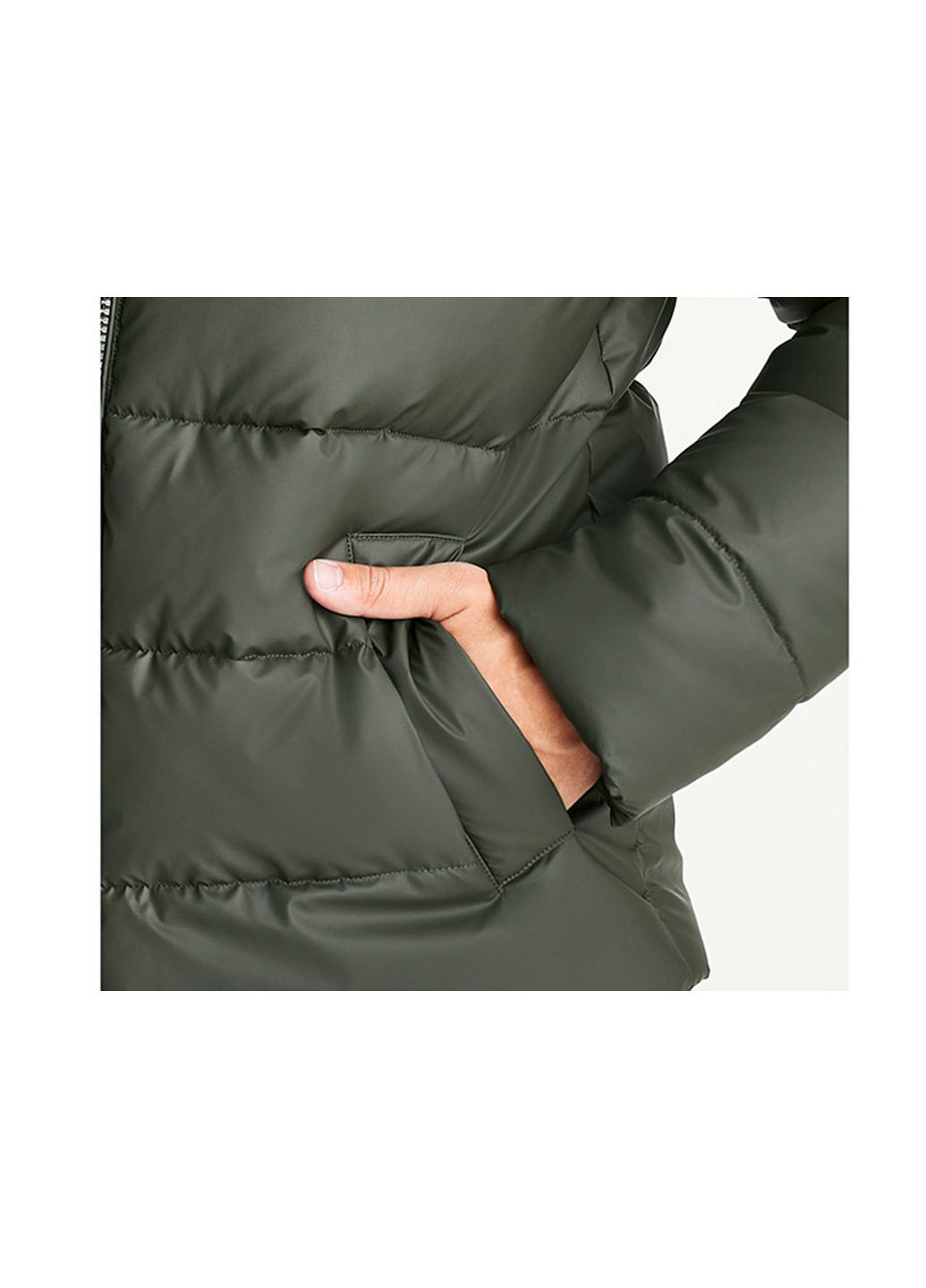 Оливкова (хакі) демісезонна куртка демісезонна водовідштовхувальна та вітрозахисна для чоловіка bionic-finish® eco 446107 хакі куртка-лайнер Livergy