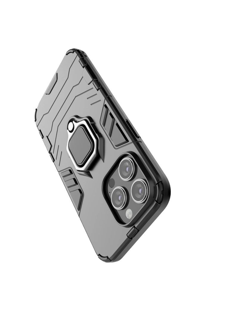 Чехол бампер Ring Armor для Apple iPhone 13 Pro Max Black Primolux (272107562)