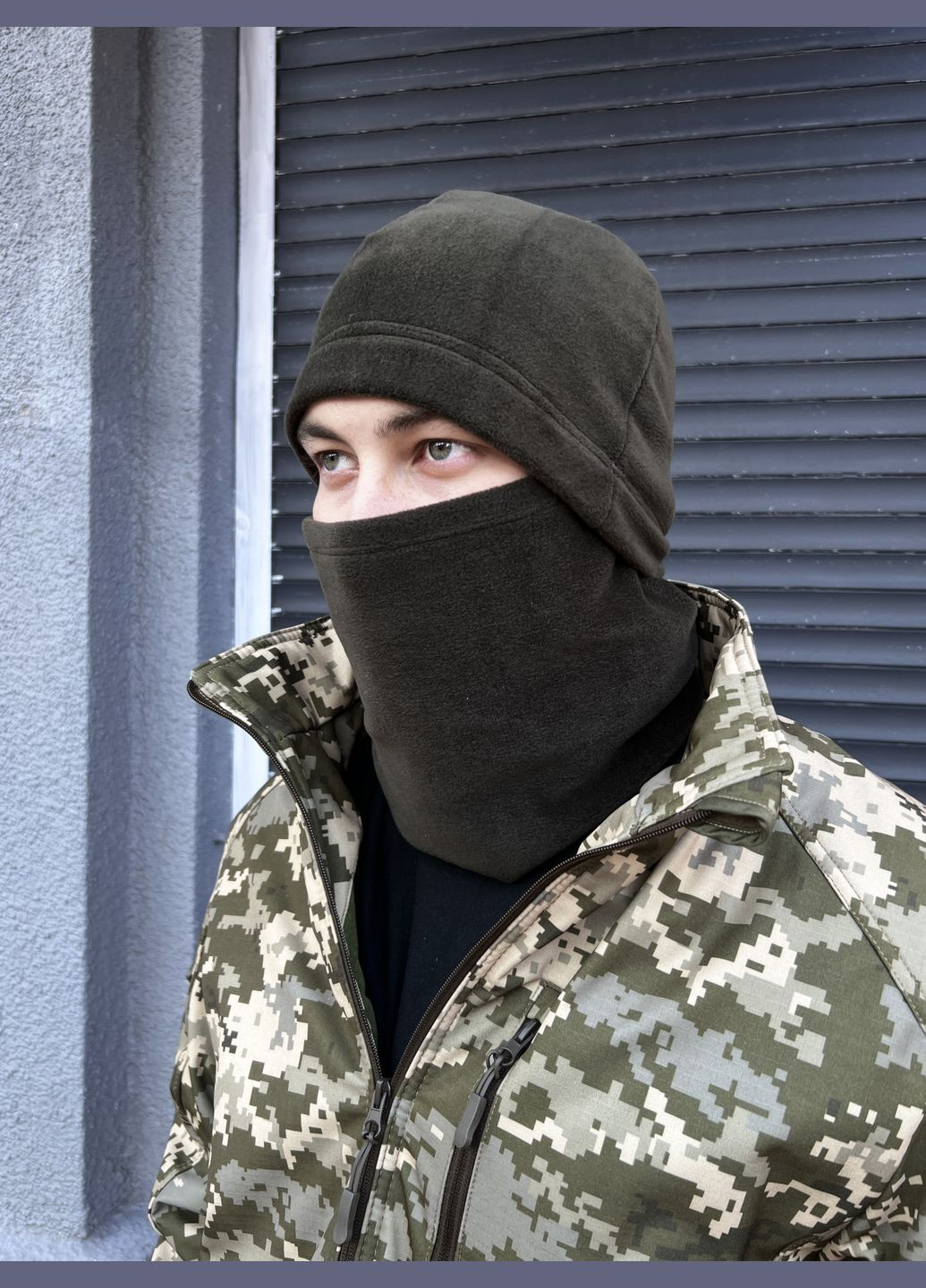 Шапка флисовая тактическая Хаки S- XL Get’Man (299722567)