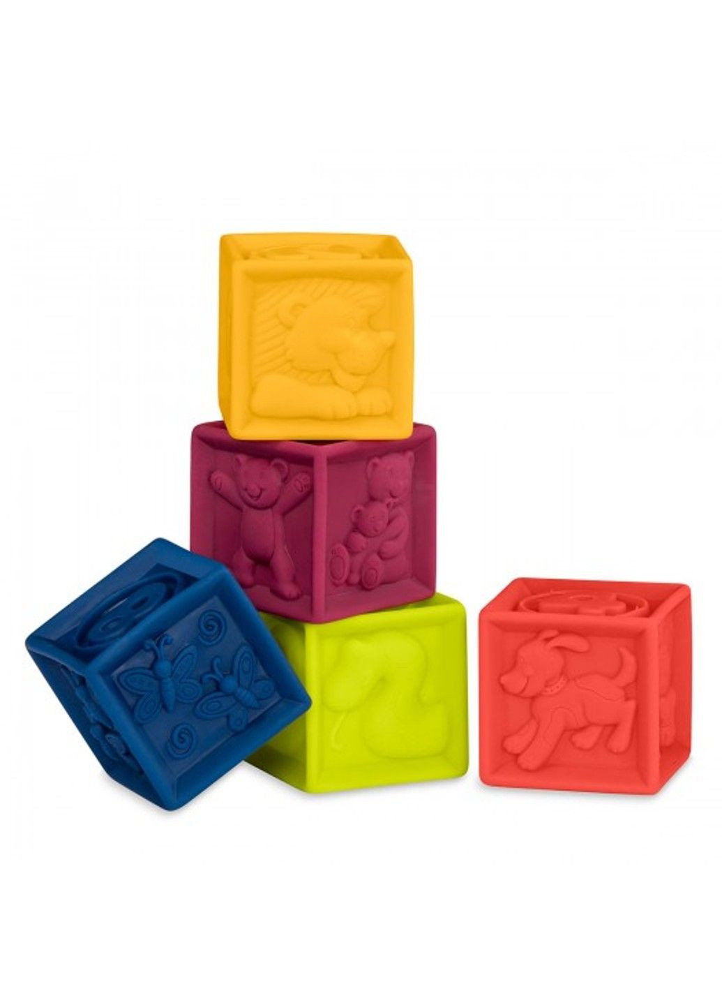 Развивающие Силиконовые Кубики - Посчитаем Battat (331173499)