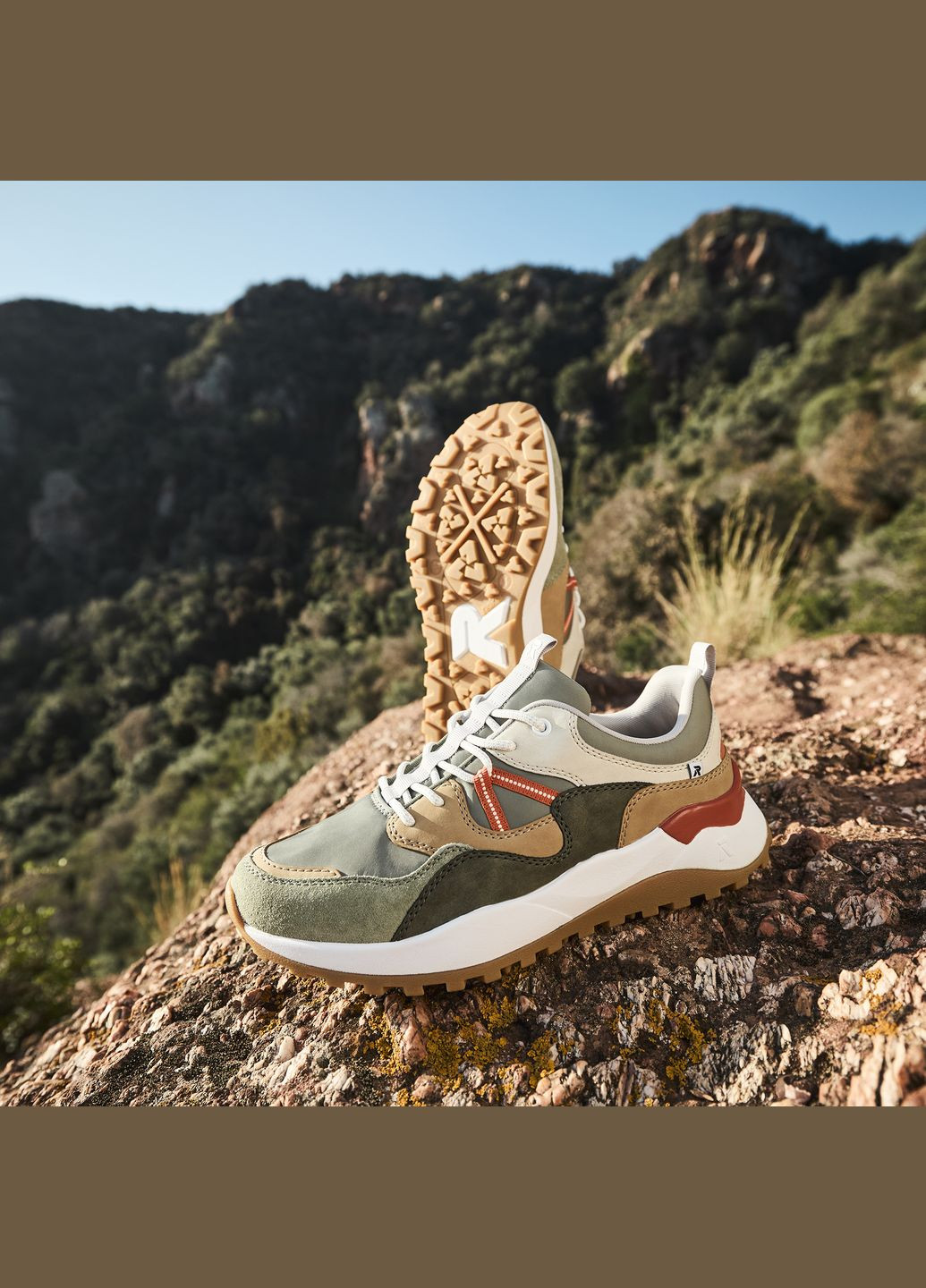 Комбіновані Осінні демісезонні кросівки Rieker