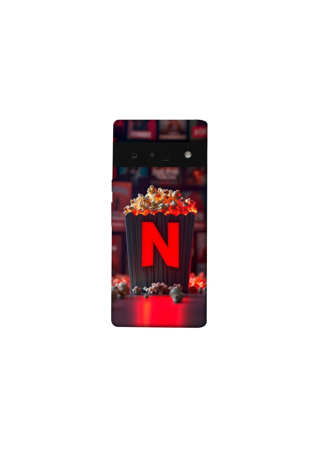 Чехол на Google Pixel 6 Pro Netflix and popcorn Frontalka (354204439)