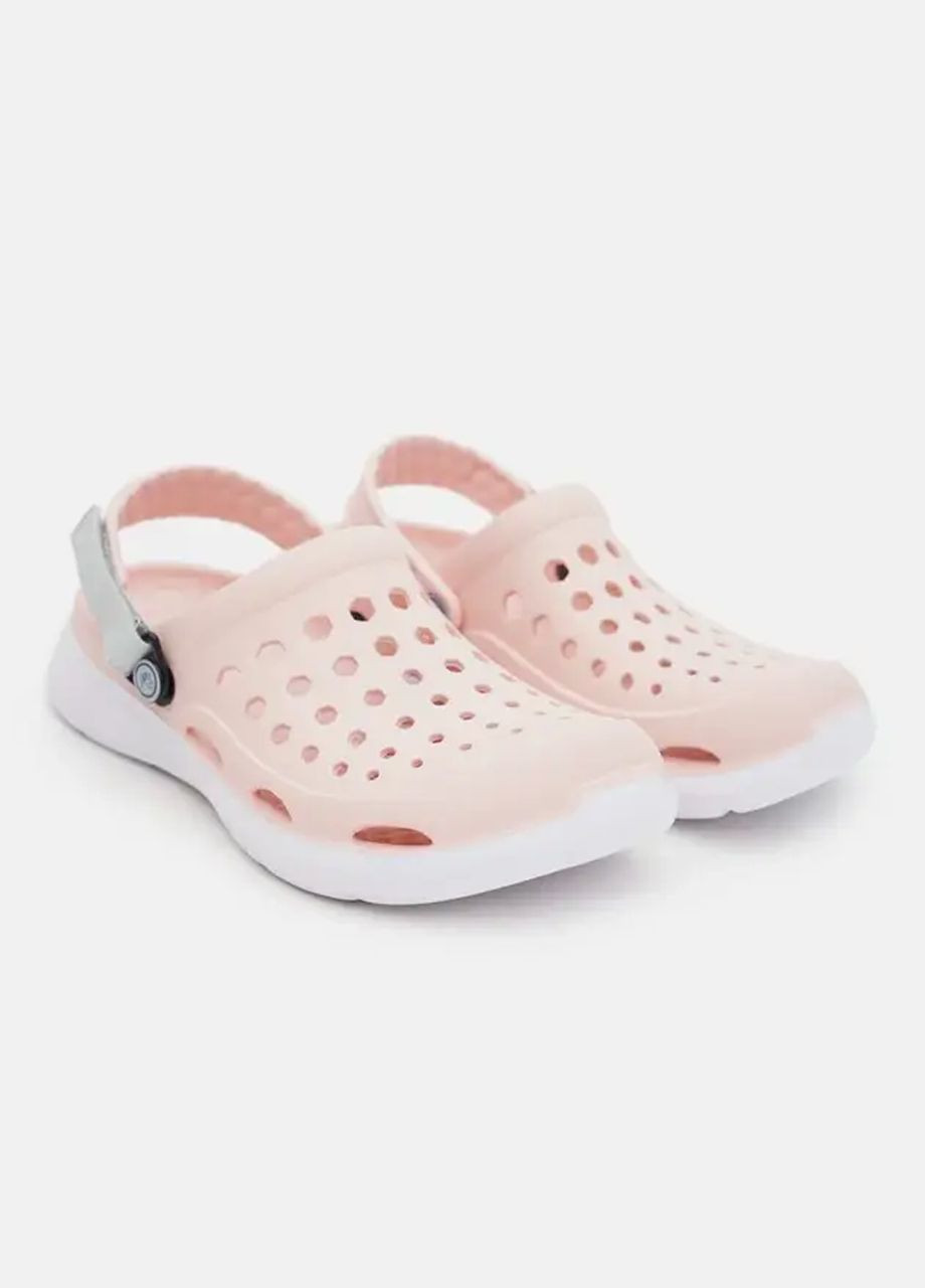Жіночі шльопанці сабо Modern Clog Pale Pink/White, розмір 37,5 устілка 24,5см (рожевий з білим) Joybees (350879158)