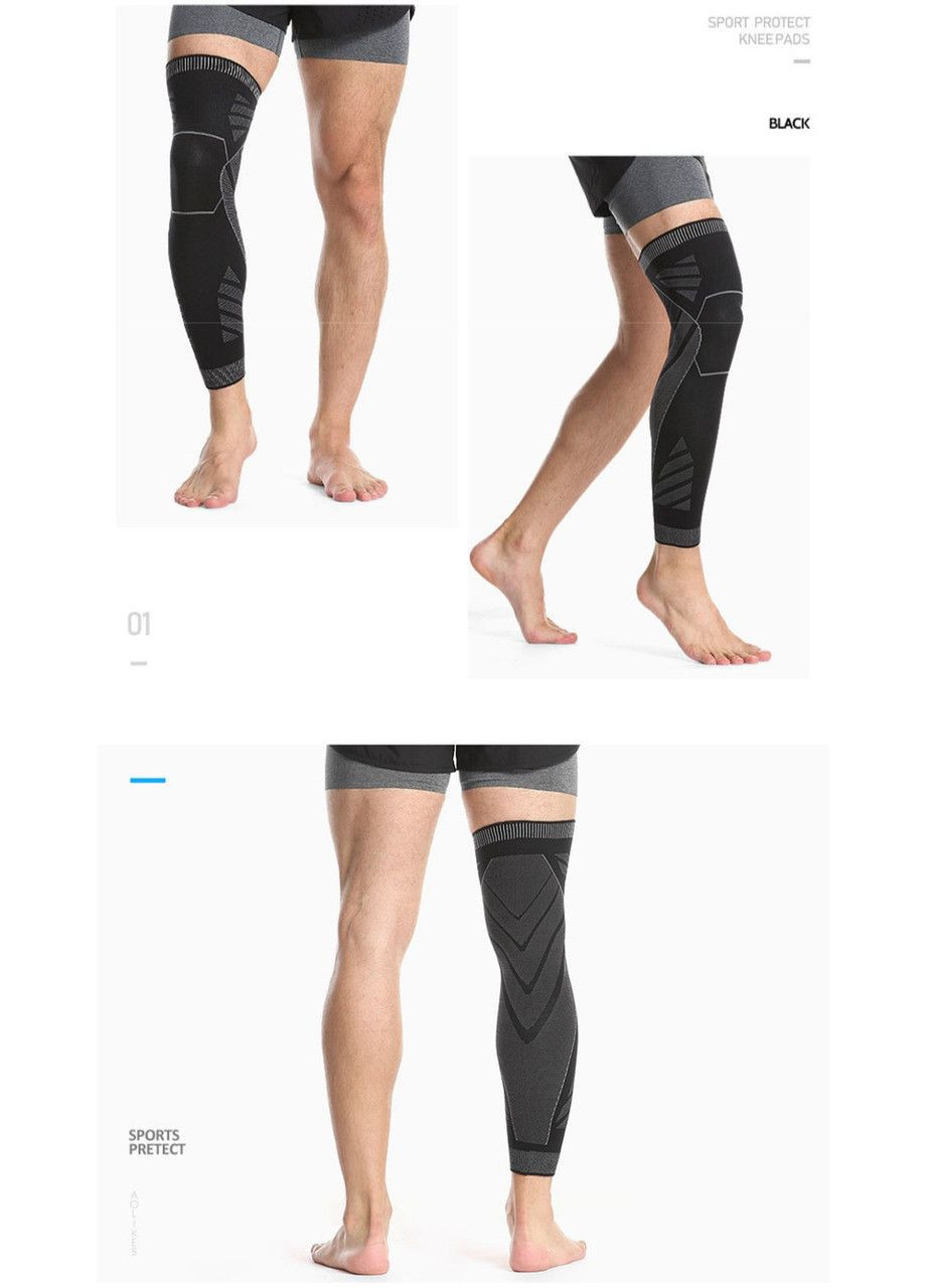 Наколінник Long Еластичний, подовжений з силіконовим тримачем AOLIKES (367623647)