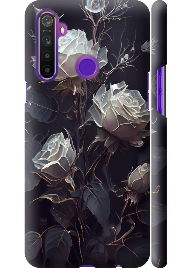 3D пластиковий матовий чохол 'Троянди 2' для Endorphone Realme 6i (258181483)