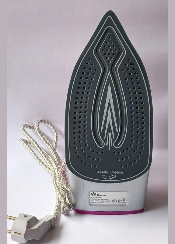 Праска з керамічною підошвою 2800wat MS-2228 Ceramic Domotec (299842310)