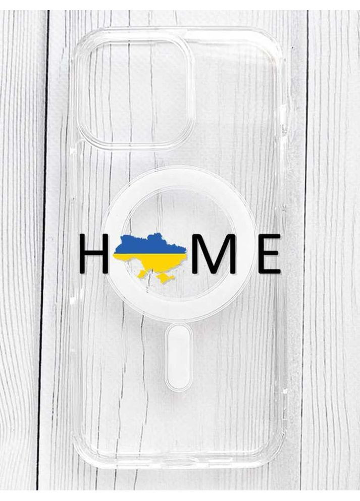 Магнитный чехол на iPhone 16 Pro Max с поддержкой MagSafe Дом Украина (принт 72) Silicone Case (356127863)