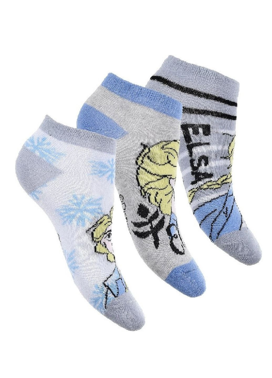 Носки 3 пары Frozen (Холодное Сердце) UE06202 EU Disney шкарпетки 3шт. (292142642)