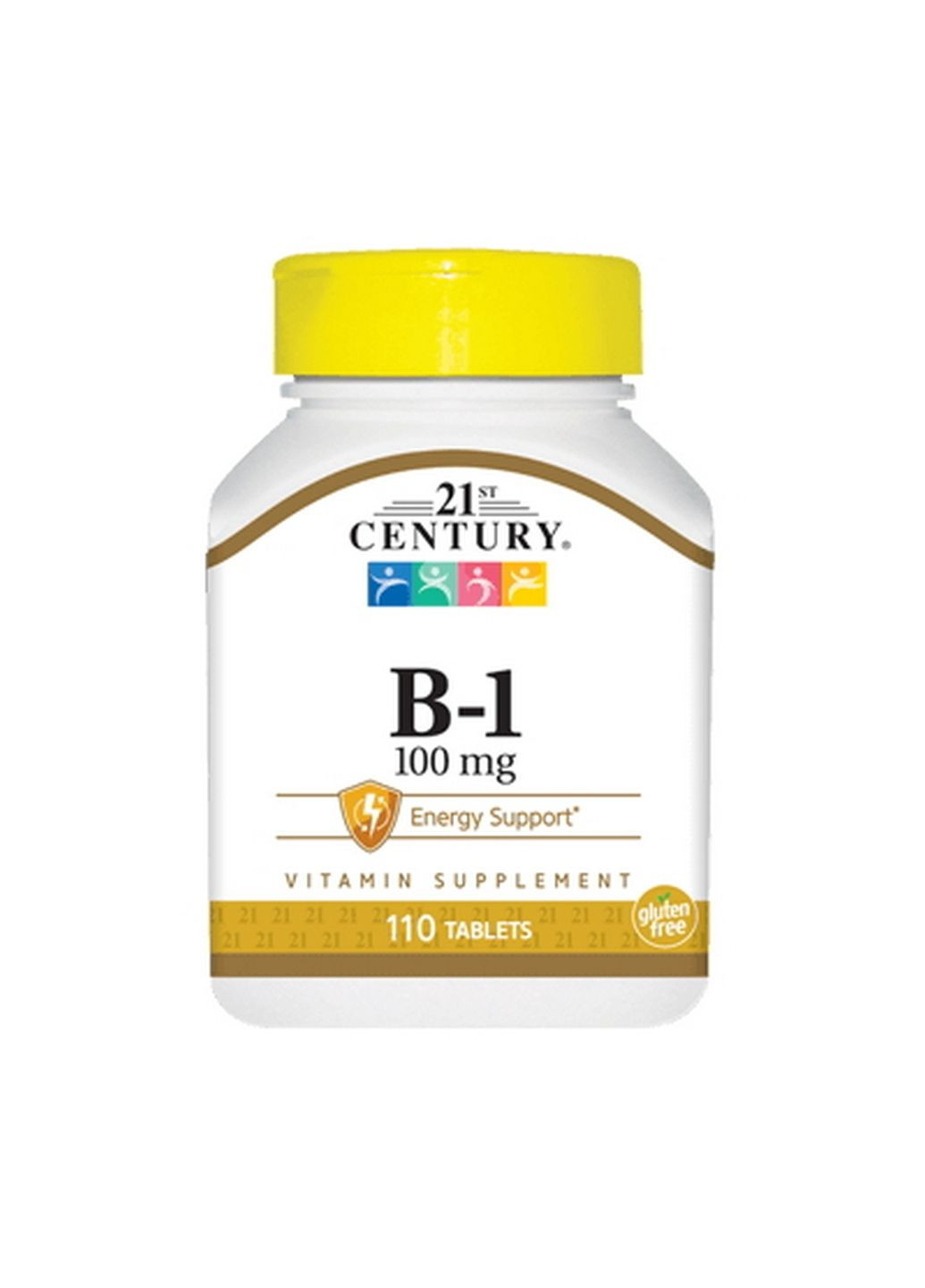 Витамины и минералы Vitamin B1 100 mg, 110 таблеток 21st Century (293479398)