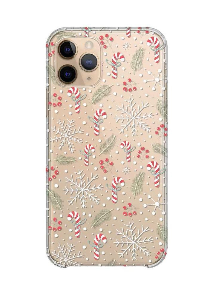 Прозорий чохол на Apple iPhone 11 Pro (5,8) Новорічний фон (принт 199) Creative (362969071)