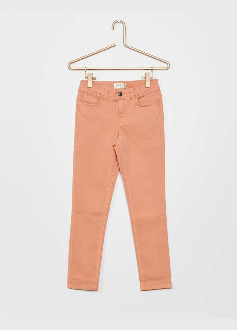 Персиковые джинсы skinny лето,персиковый, Kiabi