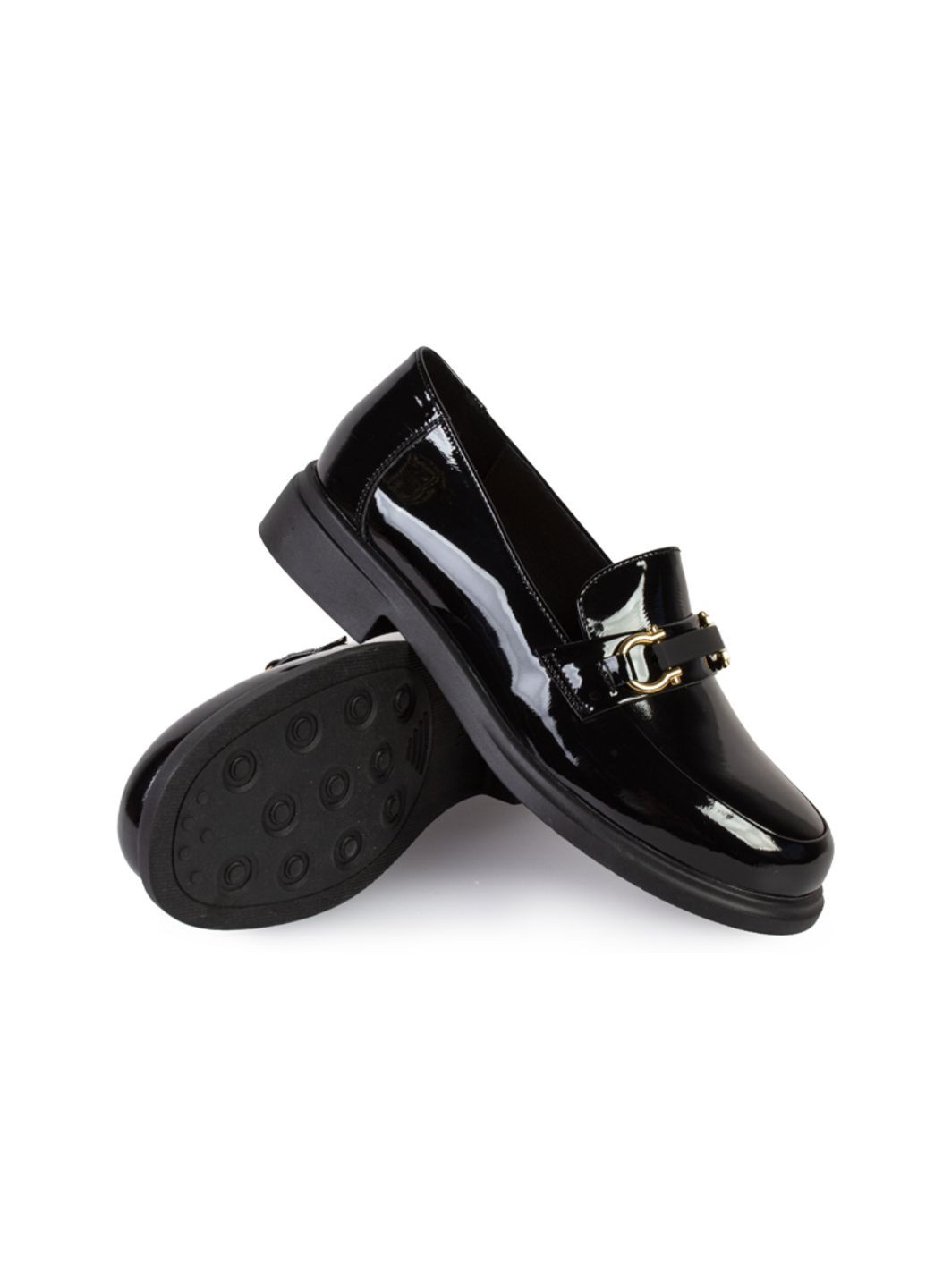 Туфли лоферы женские бренда 8200565_(1) ModaMilano на среднем каблуке