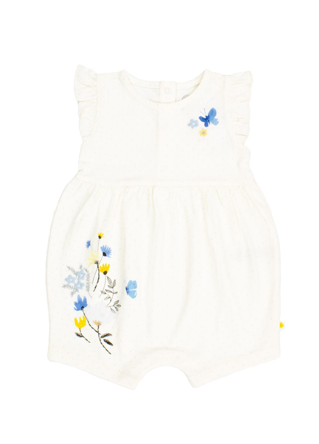 Пісочник дитячий білий в горошок з квітами Next Trend (335047997)