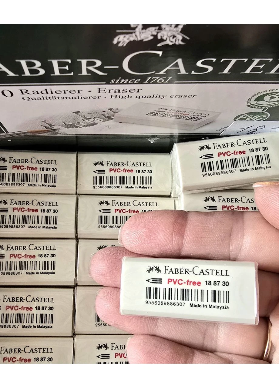 Резинка "" /188730/ 7086-30 винил, белая (30) Faber-Castell (393393958)
