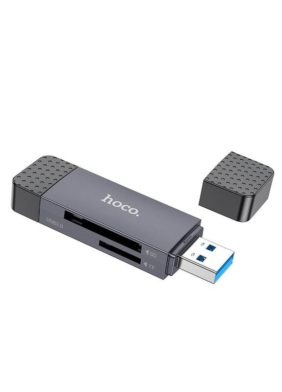 Кардидер HB45 Spirit 2-in-1 USB-USB Type-C 3.0 Black (6942007620529) Hoco (364860798)