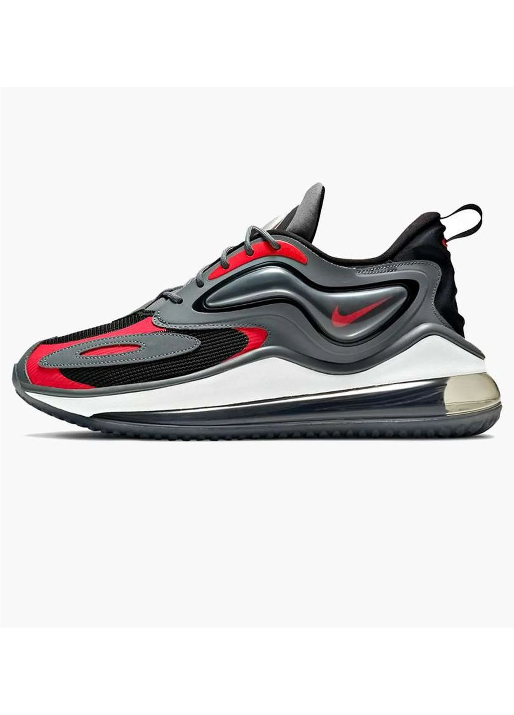 Сірі кросівки чоловічі air max zephyr grey/red Nike