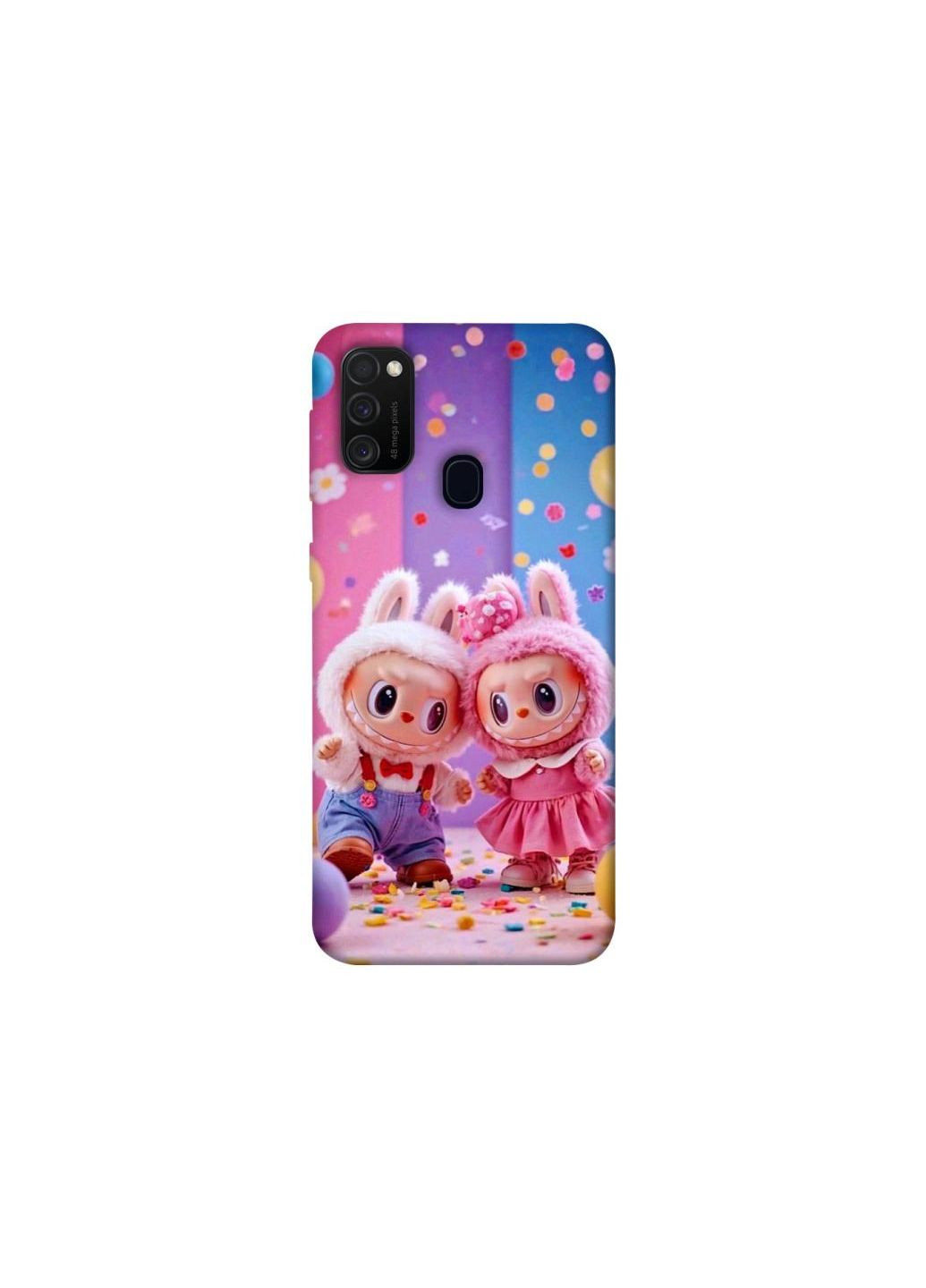 Чохол на Samsung Galaxy M21 Labubu twins ver.3 Frontalka (361984615)