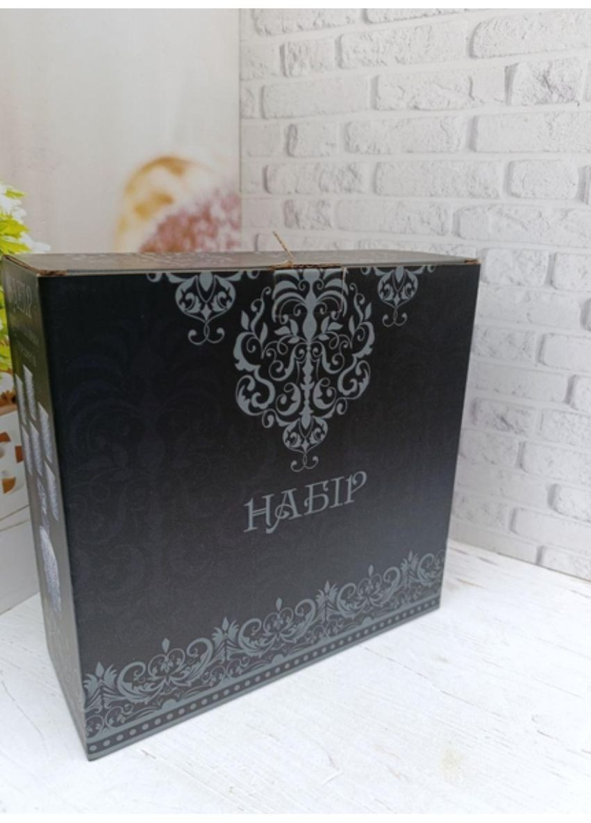 Набір для віскі 9099-5 скляний графін 1 л склянки 4 шт по 320 мл 5 предметів SNT (351365137)