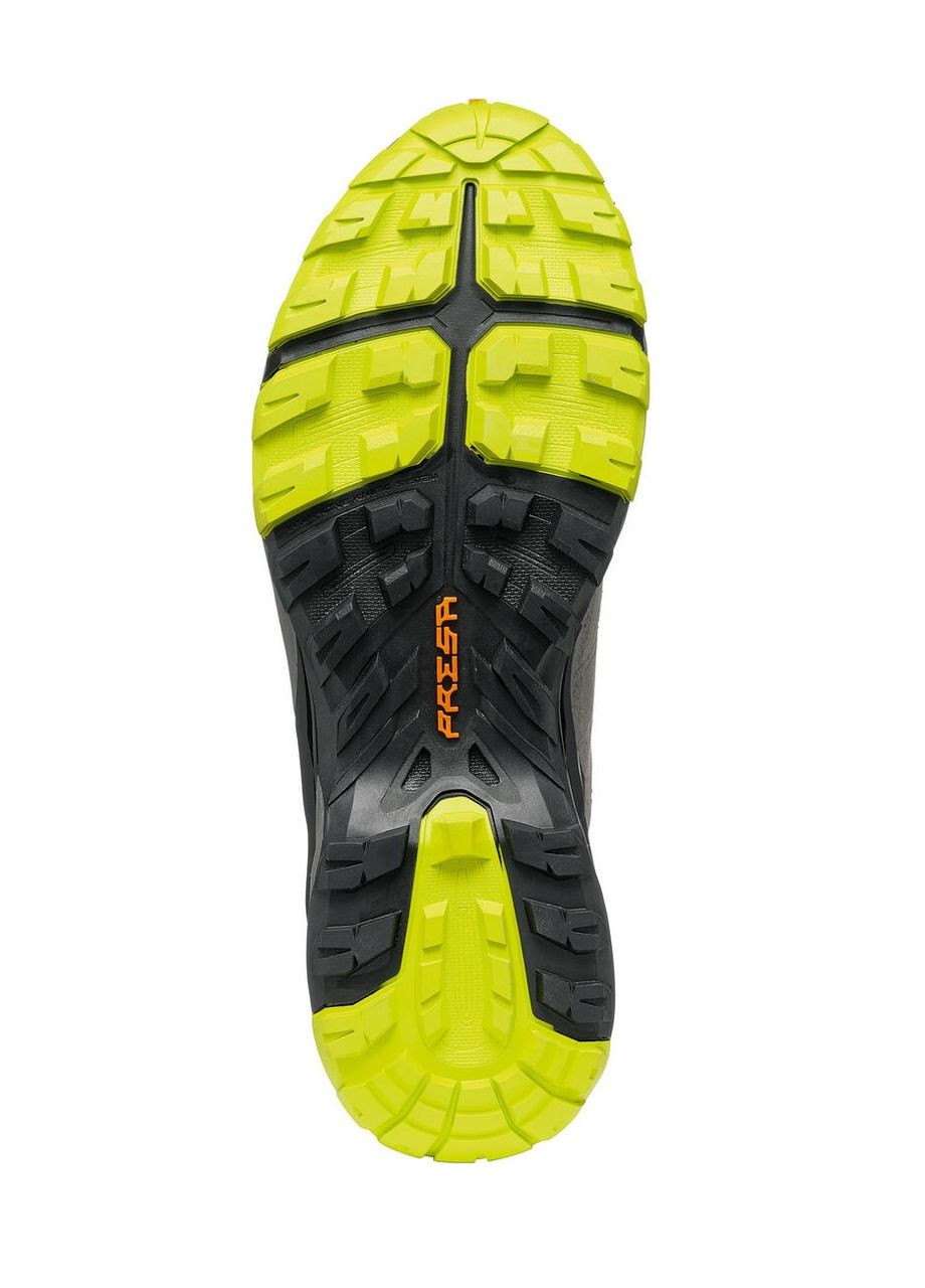 Цветные всесезонные кроссовки rush trail gtx серый-жёлтый Scarpa