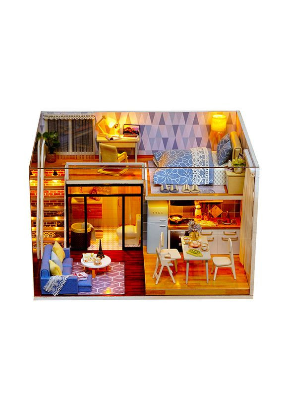 3D Румбокс DIY L-023 Таунхаус дитячий конструктор ляльковий будинок 14 шт. Cute Room (352011295)