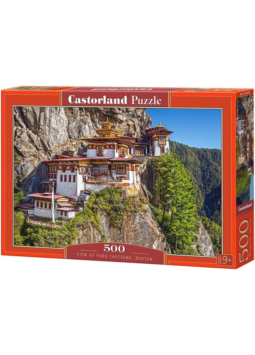 Пазл Вид на монастырь Такцанг-Лакханг Бутан 500 деталей Castorland (322927962)