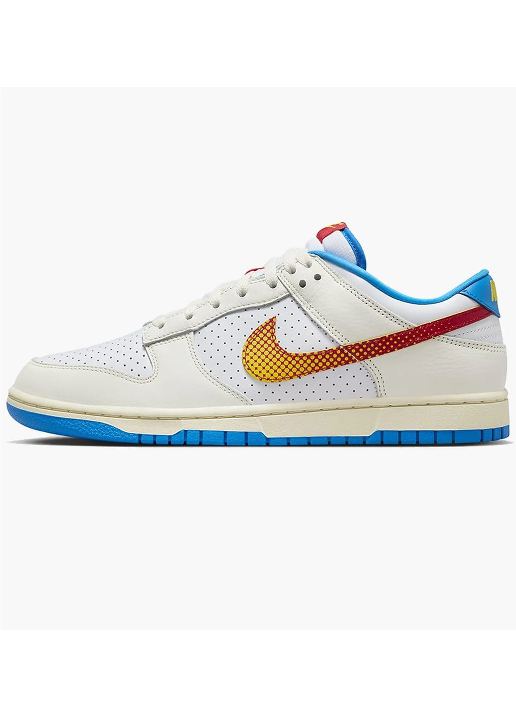 Білі кросівки чоловічі dunk low retro se white Nike