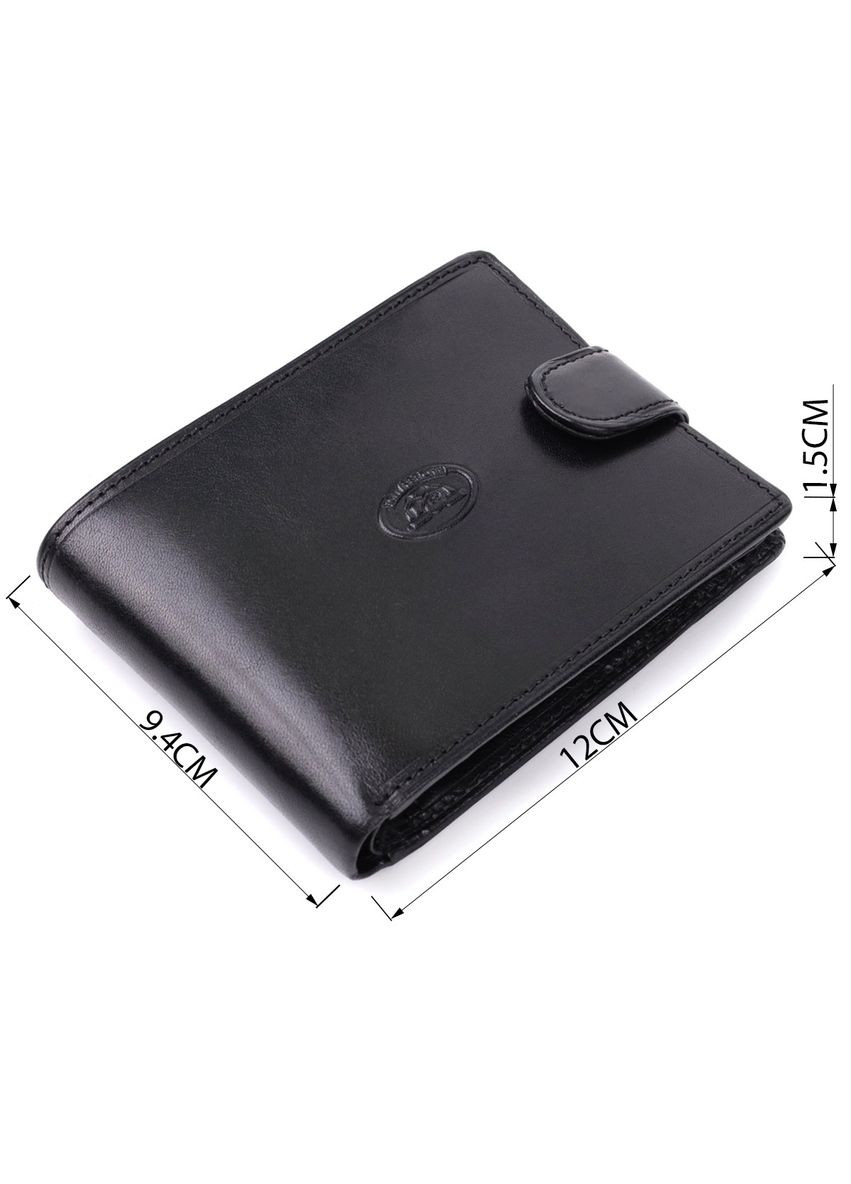 Кошелек мужской из гладкой натуральной кожи 20853_1 (396A-Q nero) Tony Perotti (362024777)