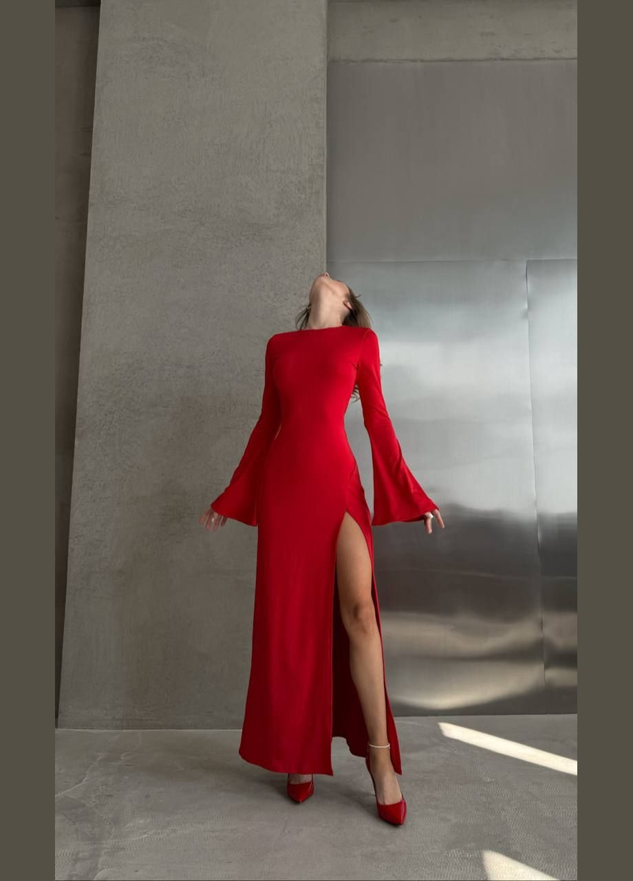 Червона жіноча сукня максі New Trend