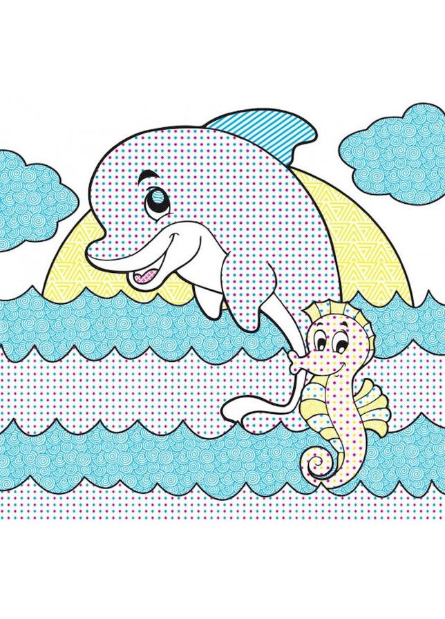 Водные раскраски Волшебная раскраска Морские приключения 757166, 4 картинки Jumbi (305077561)