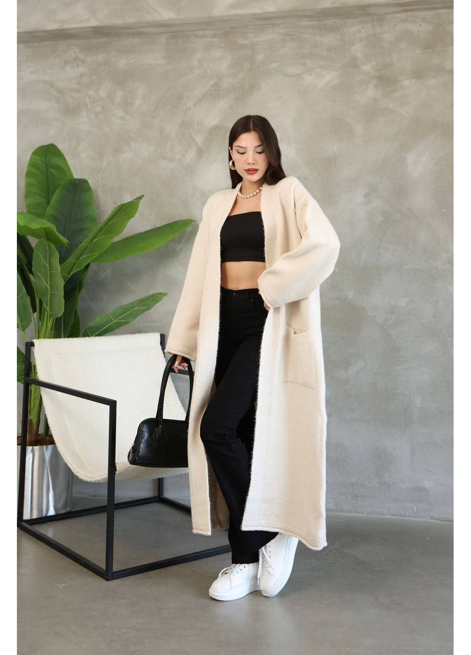 Светло-бежевый демисезонный кардиган Україна