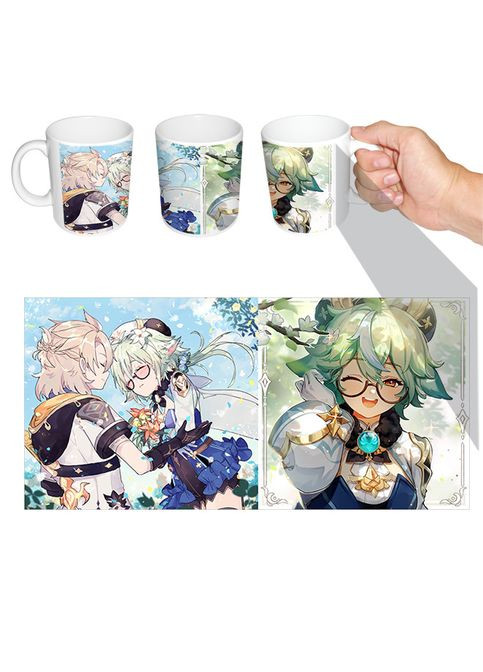 Кубок белый Геншин удар Genshin Impact (z0906) No Brand (327006722)