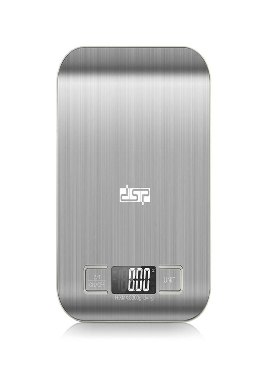 Кухонні електронні ваги KD 7012 до 5 кг LED-дисплей Сріблясті DSP (314781777)