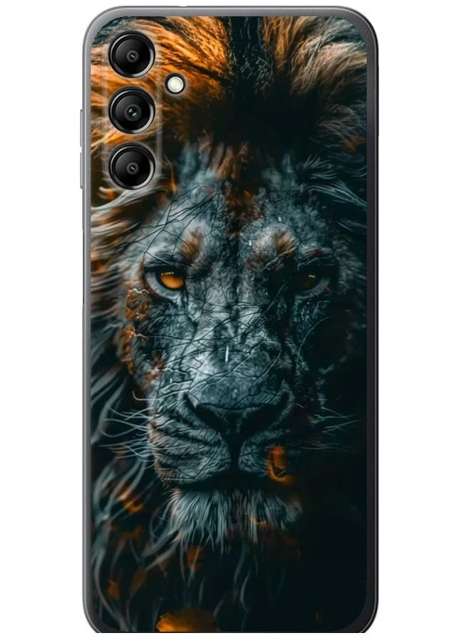 Силіконовий чохол 'Лев у сутінках' для Endorphone Samsung Galaxy A14 A145F (297657632)