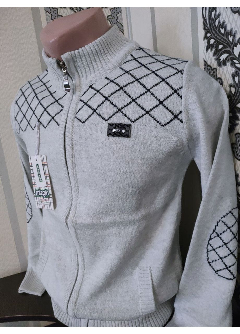 Кофта на молнии вязкая No Brand (368765508)