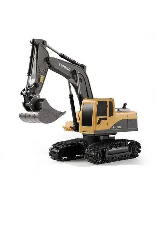 Екскаватор на радіокеруванні з рухомою баштою Жовтий (563) No Brand (339680061)